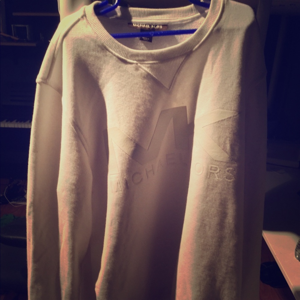 Michael Kors- Fleece V- Neck Sweater